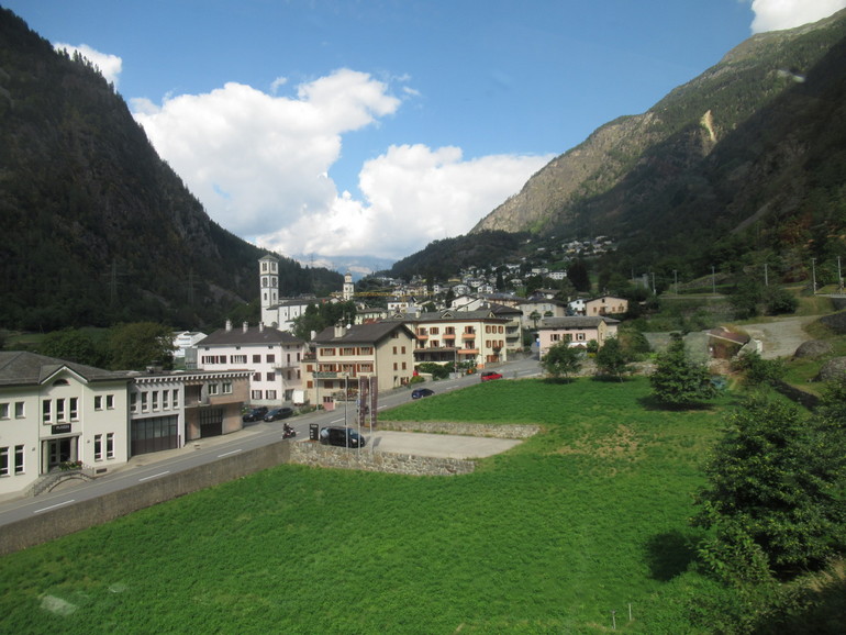Stad langs de Bernina spoorlijn